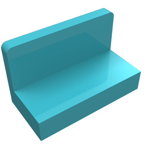 Part 4865b - Panel 1 x 2 x 1 with Rounded Corners - De BrickPlaats