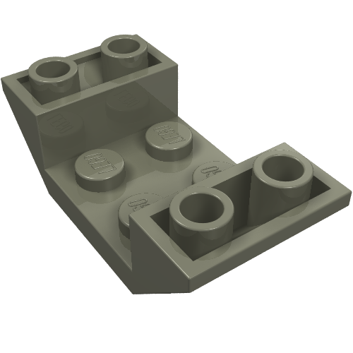 Part 4871 - Slope, Inverted 45 4 x 2 Double with 2 x 2 Cutout - De BrickPlaats