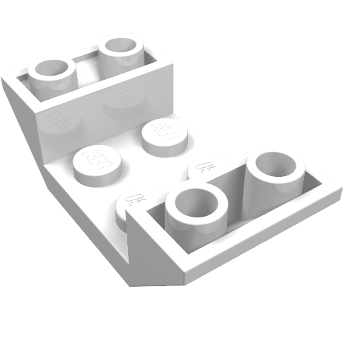 Part 4871 - Slope, Inverted 45 4 x 2 Double with 2 x 2 Cutout - De BrickPlaats