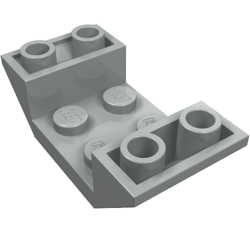 Part 4871 - Slope, Inverted 45 4 x 2 Double with 2 x 2 Cutout - De BrickPlaats