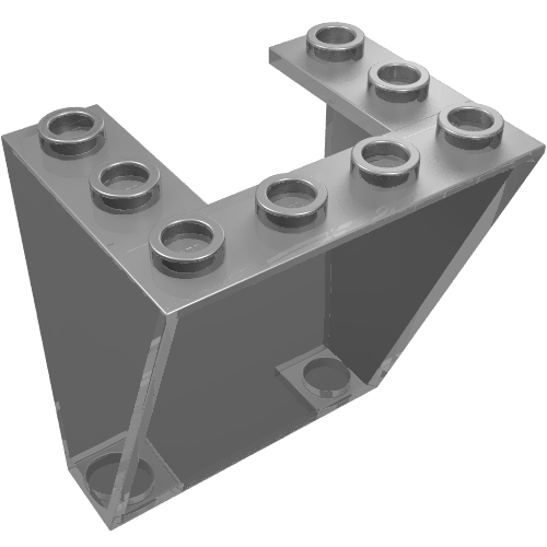 Part 4872 - Windscreen 3 x 4 x 4 Inverted - De BrickPlaats