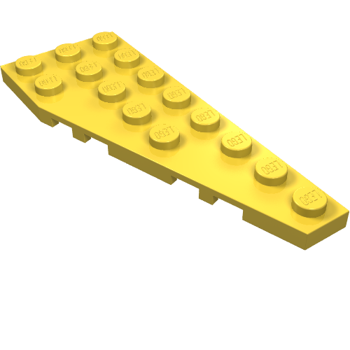 Part 50304 - Wedge, Plate 8 x 3 Pentagonal Right - De BrickPlaats