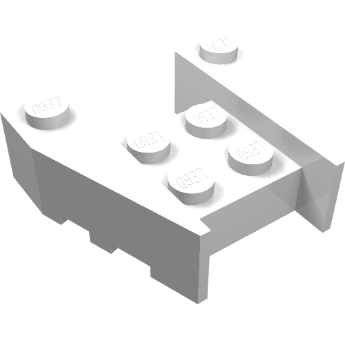 Part 50373 - Wedge 3 1/2 x 4 with Stud Notches - De BrickPlaats