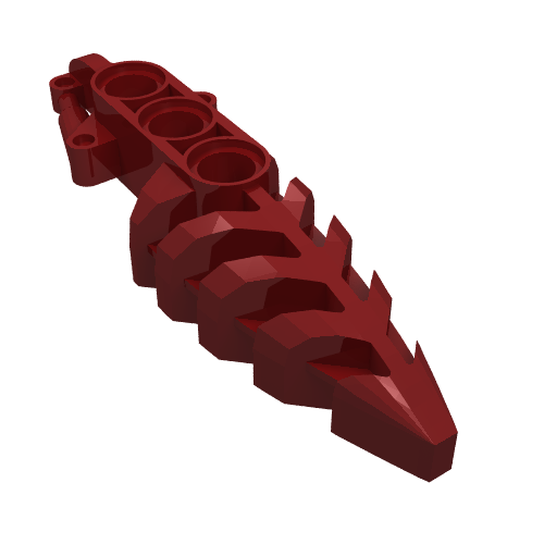 Part 50858 - Bionicle Foot Visorak with 3 Pin Holes - De BrickPlaats