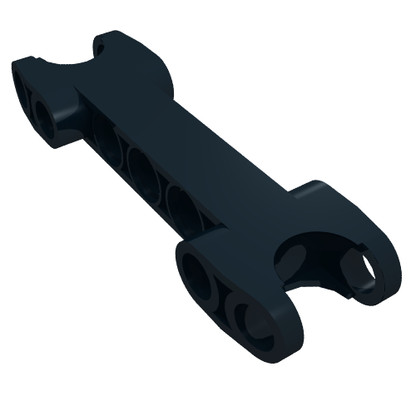 Part 50898 - Technic, Axle and Pin Connector 2 x 7 with 2 Ball Joint Sockets, Rounded Ends - De BrickPlaats