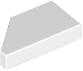 Part 5092 - Tile, Modified 1 x 2 Wedge Right - De BrickPlaats