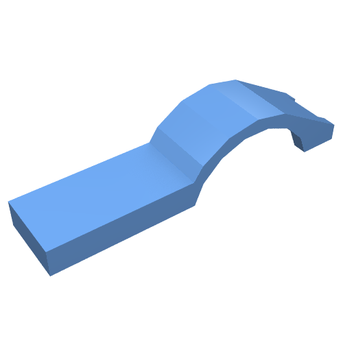 Part 50947 - Vehicle, Mudguard 1 x 4 1/2 - De BrickPlaats