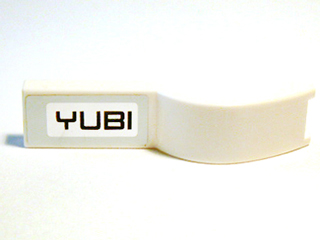 Part 50947pb011L - Vehicle, Mudguard 1 x 4 1/2 with 'YUBI' Pattern Model Left Side (Sticker) - Set 8149 - De BrickPlaats