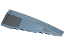 Part 50956pb021 - Wedge 10 x 3 Right with Gray Panels and Black Lines Pattern (Sticker) - Set 75041 - De BrickPlaats