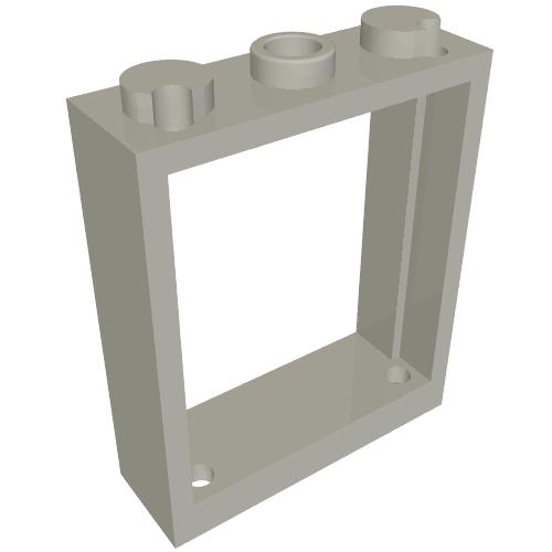 Part 51239 - Window 1 x 3 x 3 Flat Front - De BrickPlaats
