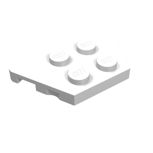 Part 51739 - Wedge, Plate 2 x 4 - De BrickPlaats