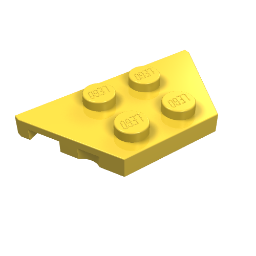 Part 51739 - Wedge, Plate 2 x 4 - De BrickPlaats