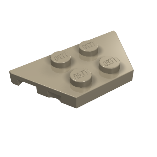 Part 51739 - Wedge, Plate 2 x 4 - De BrickPlaats