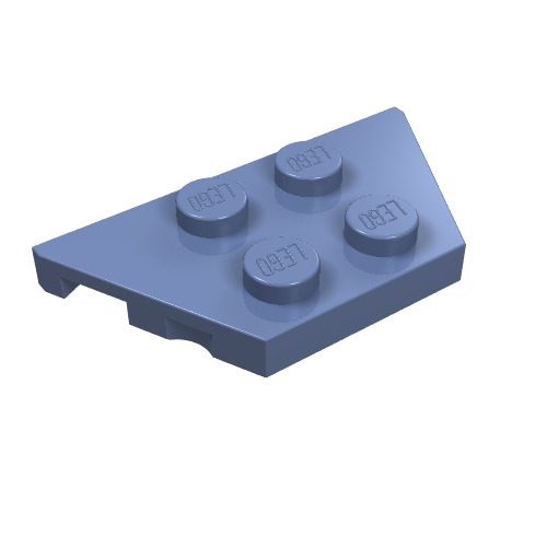 Part 51739 - Wedge, Plate 2 x 4 - De BrickPlaats