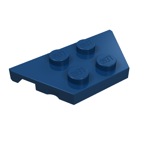 Part 51739 - Wedge, Plate 2 x 4 - De BrickPlaats