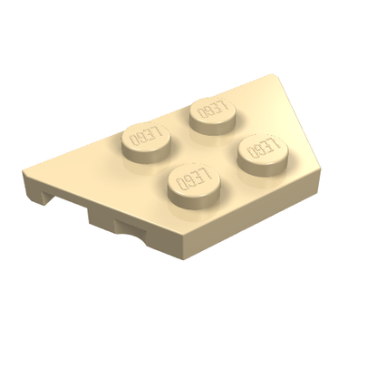 Part 51739 - Wedge, Plate 2 x 4 - De BrickPlaats