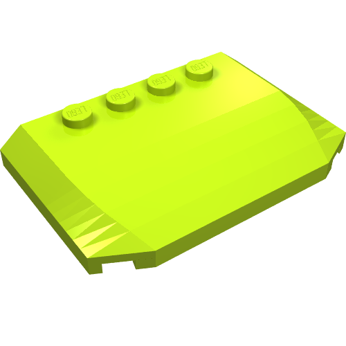 Part 52031 - Wedge 4 x 6 x 2/3 Triple Curved - De BrickPlaats