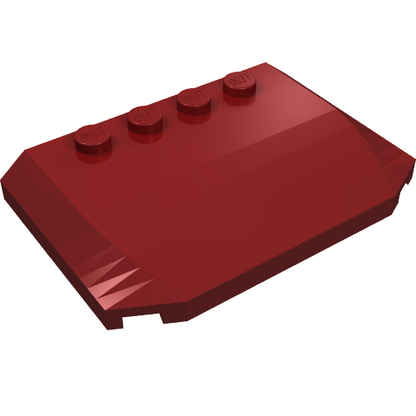 Part 52031 - Wedge 4 x 6 x 2/3 Triple Curved - De BrickPlaats