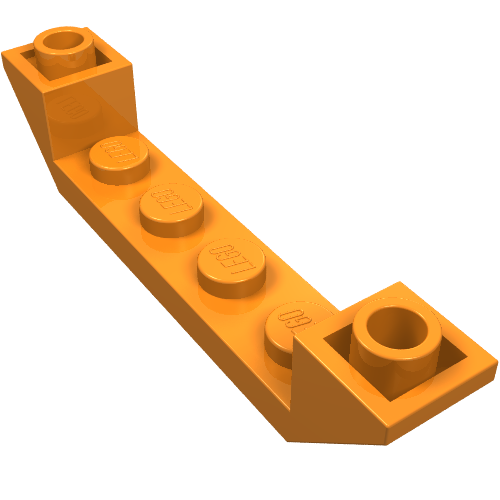 Part 52501 - Slope, Inverted 45 6 x 1 Double with 1 x 4 Cutout - De BrickPlaats