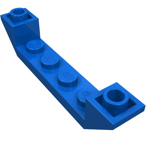 Part 52501 - Slope, Inverted 45 6 x 1 Double with 1 x 4 Cutout - De BrickPlaats
