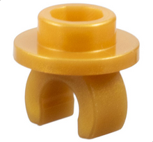 Part 5264 - Plate, Round 1 x 1 with Clip on Bottom - De BrickPlaats