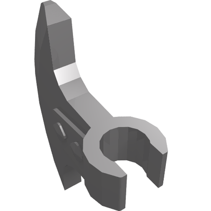 Part 53454 - Minifigure, Weapon Axe Head with Clip - De BrickPlaats