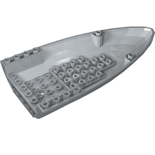 Part 54090 - Aircraft Fuselage Forward Bottom Curved 8 x 16 - De BrickPlaats