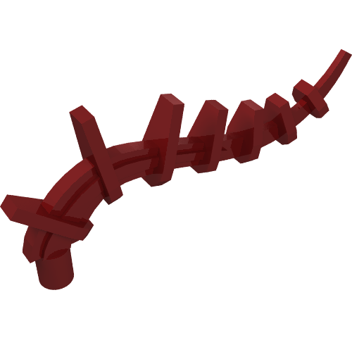 Part 55236 - Plant Vine Seaweed / Appendage Spiked / Bionicle Spine - De BrickPlaats
