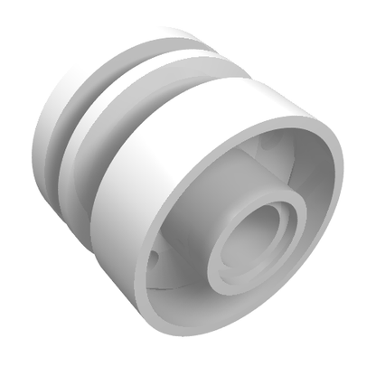 Part 55981 - Wheel 18mm D. x 14mm with Pin Hole, Fake Bolts and Shallow Spokes - De BrickPlaats