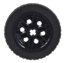 Part 56904c02 - Wheel 30mm D. x 14mm with Black Tire 43.2 x 14 Solid (56904 / 30699) - De BrickPlaats