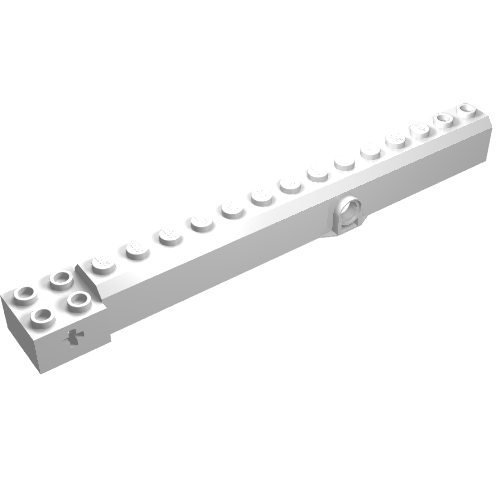 Part 57779 - Crane Arm Outside, Wide with Pin Hole at Mid-Point - De BrickPlaats