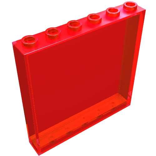 Part 59349 - Panel 1 x 6 x 5 - De BrickPlaats