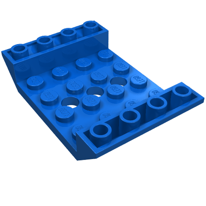 Part 60219 - Slope, Inverted 45 6 x 4 Double with 4 x 4 Cutout and 3 Holes - De BrickPlaats