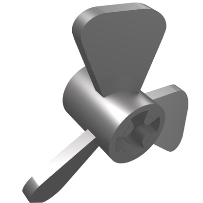 Part 6041 - Propeller 3 Blade 3 Diameter with Axle Hole - De BrickPlaats