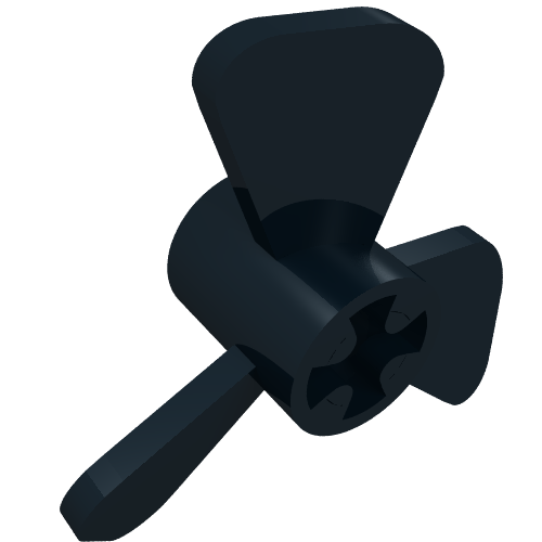 Part 6041 - Propeller 3 Blade 3 Diameter with Axle Hole - De BrickPlaats
