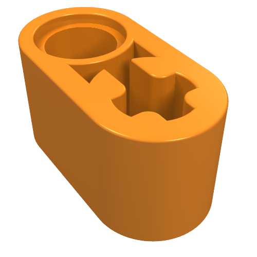 Part 60483 - Technic, Liftarm Thick 1 x 2 - Axle Hole - De BrickPlaats