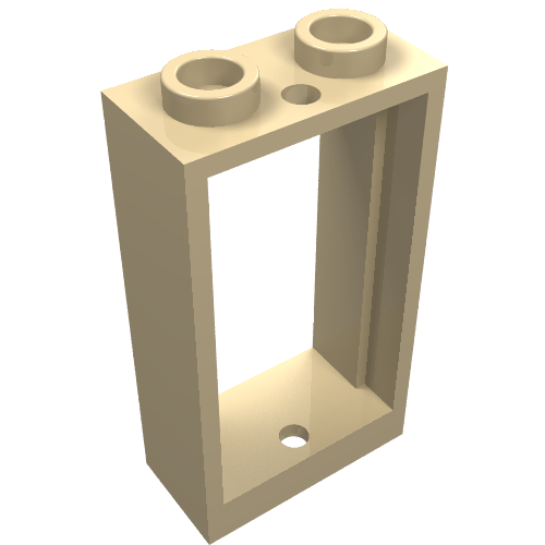 Part 60593 - Window 1 x 2 x 3 Flat Front - De BrickPlaats