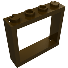 Part 60594 - Window 1 x 4 x 3 - No Shutter Tabs - De BrickPlaats