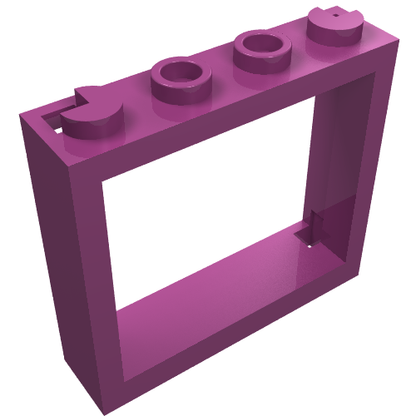 Part 60594 - Window 1 x 4 x 3 - No Shutter Tabs - De BrickPlaats