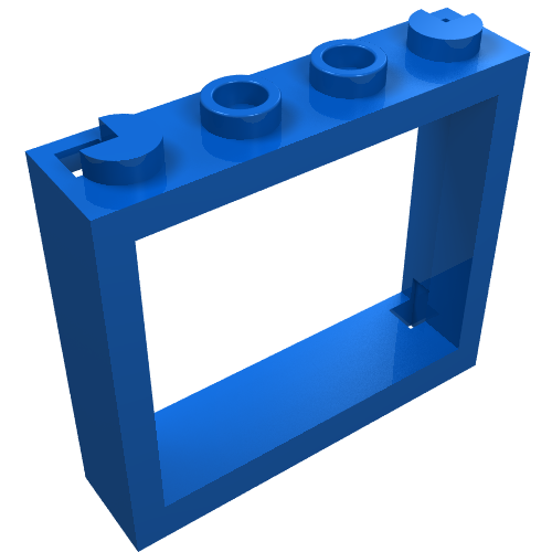 Part 60594 - Window 1 x 4 x 3 - No Shutter Tabs - De BrickPlaats