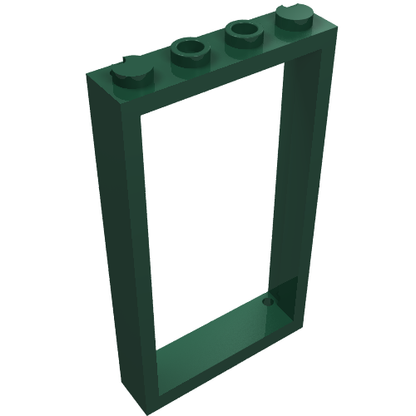 Part 60596 - Door, Frame 1 x 4 x 6 with 2 Holes on Top and Bottom - De BrickPlaats