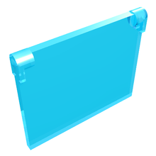 Part 60603 - Glass for Window 1 x 4 x 3 - Opening - De BrickPlaats