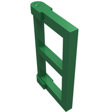 Part 60608 - Pane for Window 1 x 2 x 3 with Thick Corner Tabs - De BrickPlaats