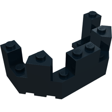 Part 6066 - Castle Turret Top 4 x 8 x 2 1/3 - De BrickPlaats