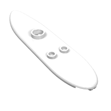 Part 6075 - Minifigure, Utensil Surfboard Long - De BrickPlaats