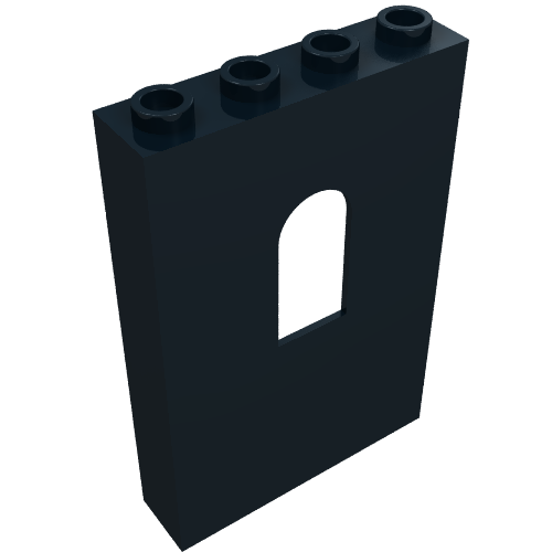 Part 60808 - Panel 1 x 4 x 5 Wall with Window - De BrickPlaats
