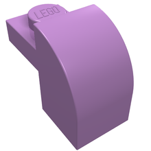 Part 6091 - Slope, Curved 2 x 1 x 1 1/3 with Recessed Stud - De BrickPlaats
