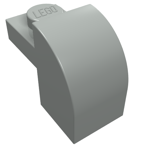 Part 6091 - Slope, Curved 2 x 1 x 1 1/3 with Recessed Stud - De BrickPlaats