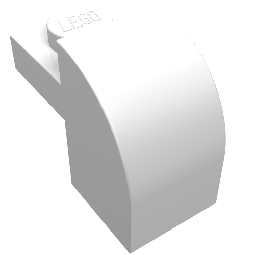 Part 6091 - Slope, Curved 2 x 1 x 1 1/3 with Recessed Stud - De BrickPlaats