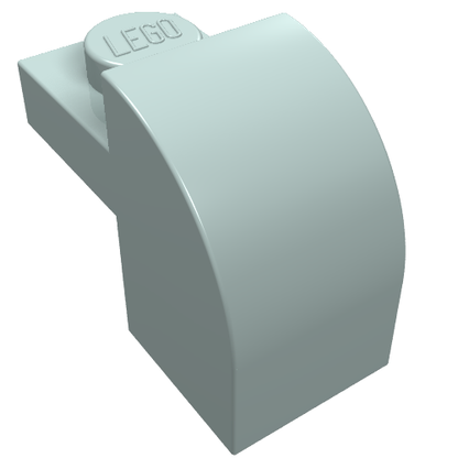 Part 6091 - Slope, Curved 2 x 1 x 1 1/3 with Recessed Stud - De BrickPlaats